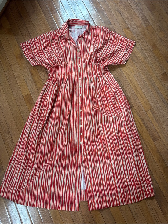 Exquise Dresses & Skirts - Anthropologie Exquise Tobie Midi Button-Front Dress